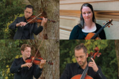 Members of the Rose Gellert String Quartet